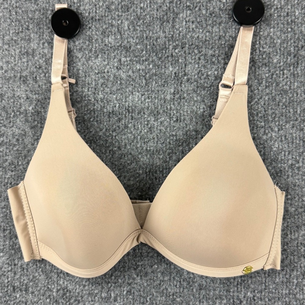 RZ by Rachel Zoe Tan Nude Convertible T-Shirt Bra 34B Smooth Molded Cup NWOT NEW